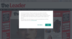 Desktop Screenshot of leaderlive.co.uk